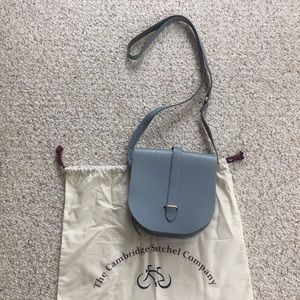 The Cambridge Satchel Company blue leather bag